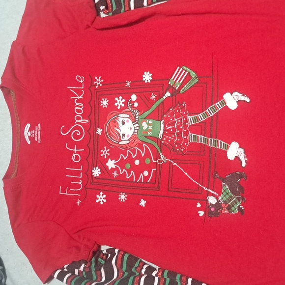 Girls Kid Christmas shirt - Picture 1 of 3